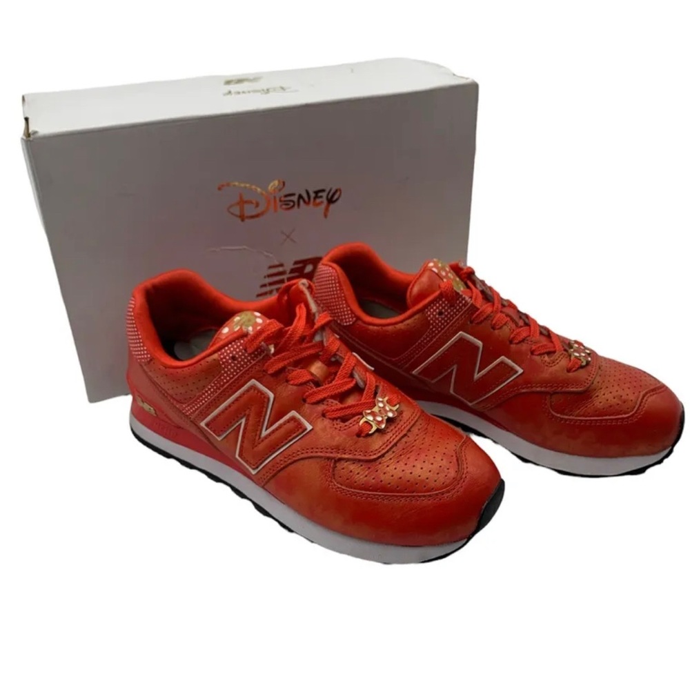 Disney Minnie Mouse Womens New Balance Sneakers Tennis Shoes 8.5 NWB. RARE!!!!!